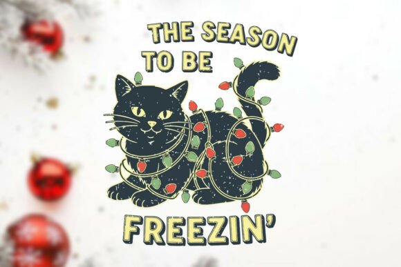 A Black Cat Tangled in Christmas Lights Review