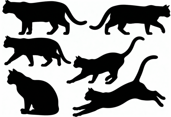 Black Cat Silhouettes Clipart: A Designer's Real-World Review