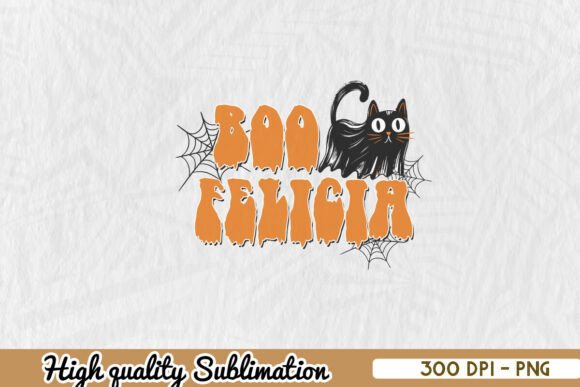 Boo Felicia Funny Cat Halloween PNG Review