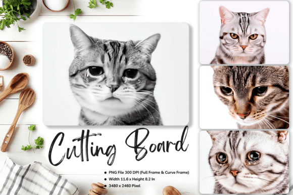 Cat Cutting Board Embroidery Design Review
