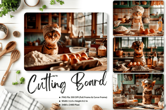 Cat Cutting Board Embroidery Design Review