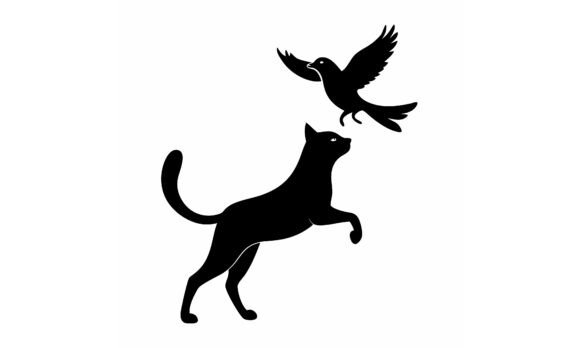 Cat Reaching for a Flying Bird Embroidery Review