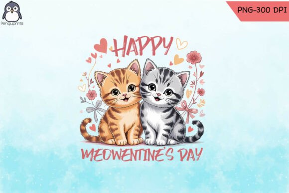 Charming Cat Valentine s Day PNG Design Review