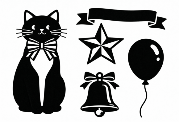 Cute Black Cat with Bow Tie Balloon Review