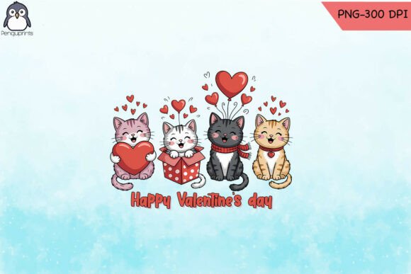Cute Cat Valentine s Day Celebration T-S Review