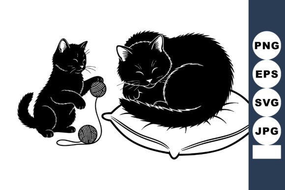Playful Kitten and Sleeping Cat Embroidery Review