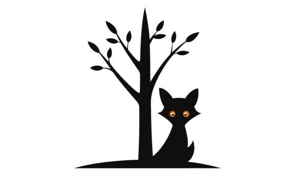 Silhouette Cat Under Tree Illustration: A Real Embroidery Review