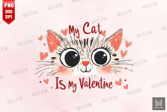 Valentine Cat My Cat is My Valentine PNG Review
