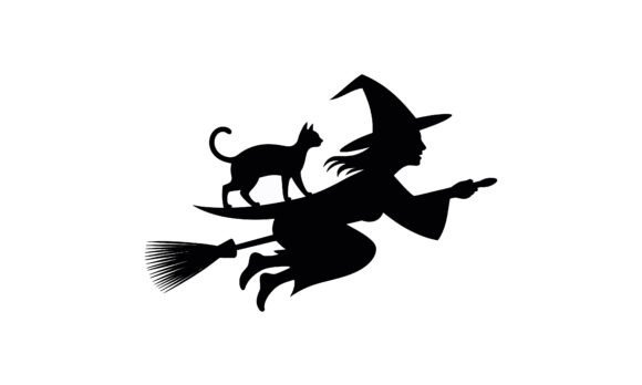 Witch Flying Broom with Black Cat Review